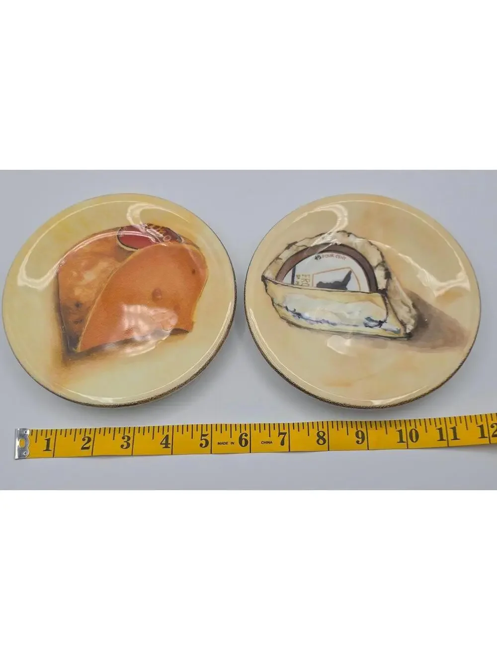 Vintage Williams Sonoma Made in Italy Cheese Plates Set of 2 5
